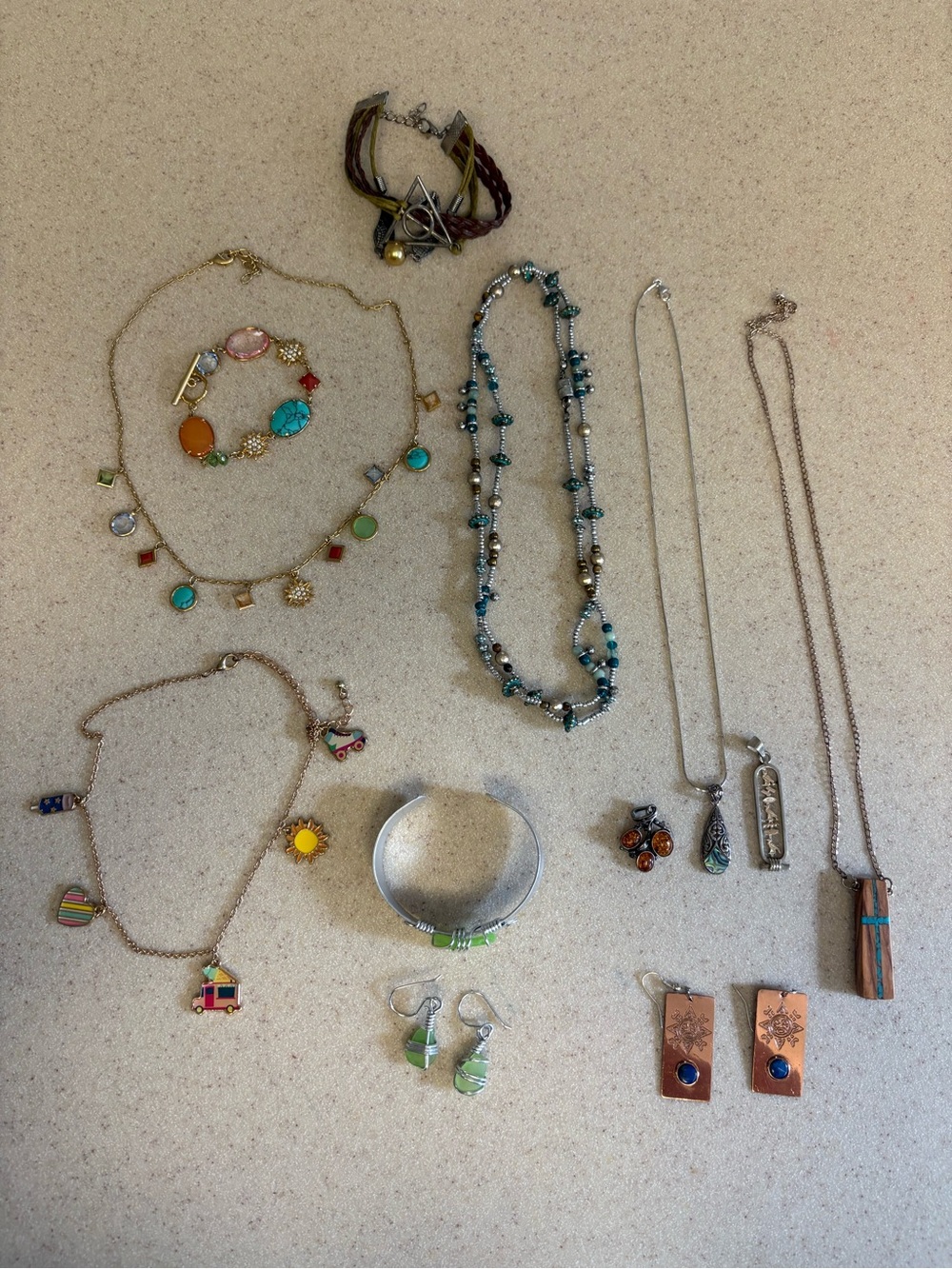 Boho Mixed-Color Women's Jewelry Collection